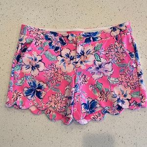 Lilly Pulitzer Buttercup Knit Shorts Size 6
